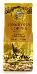 ロイヤルコナコーヒー 100%ピュアコナ 198gWB(挽いていない豆)☆受注発注
