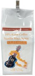 ウクレレメロディー 10% KONA コーヒー バニラマカダミア 198g